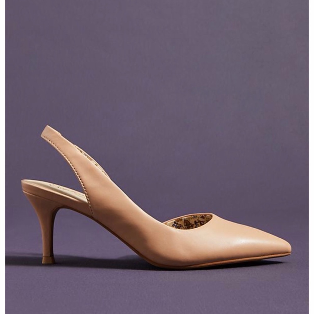 Seychelles Ornament Nude Leather heels size 8